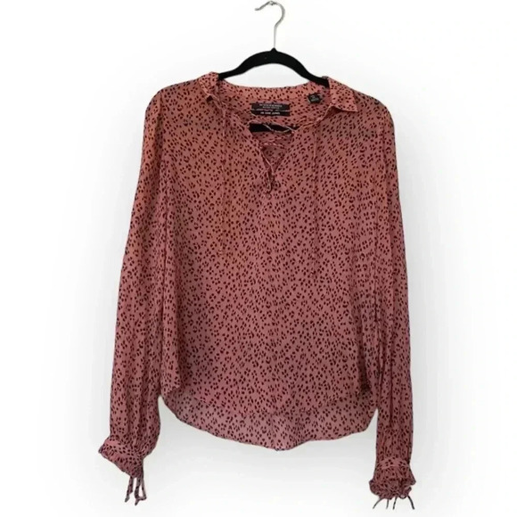 SCOTCH & SODA Lace Up Top Size XS - Picture 1 of 6